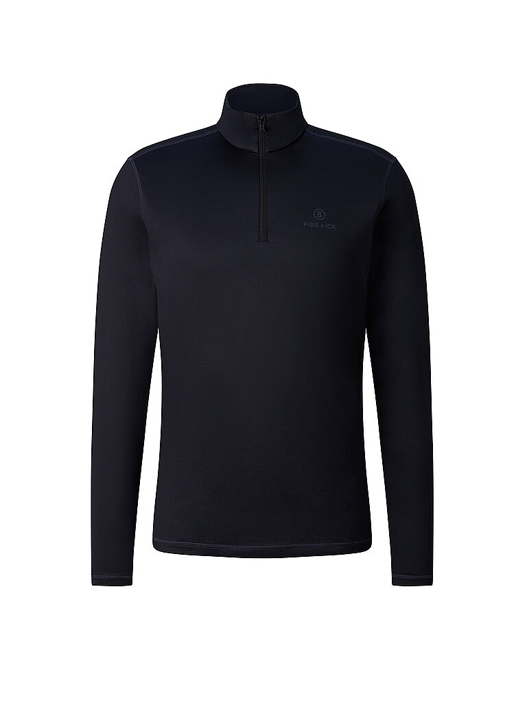BOGNER FIRE ICE Herren Unterzieh Zipshirt Pascal dunkelblau | XL